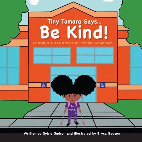 A picture of the front cover of tiny tamers says be kind