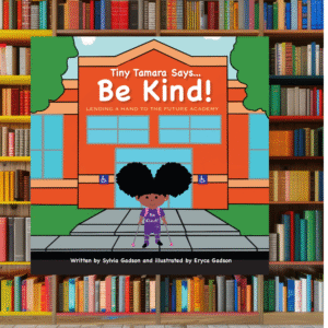 Children's book cover with "Be Kind" theme.