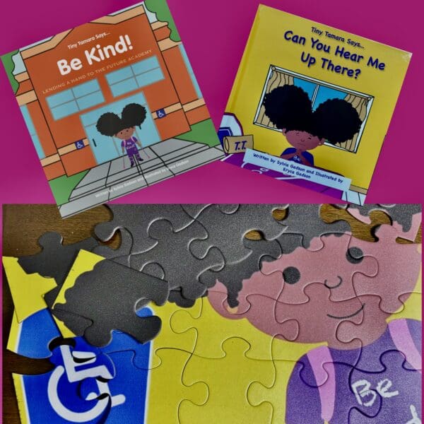 Hardcover Tiny Tamara, Puzzle & Book
